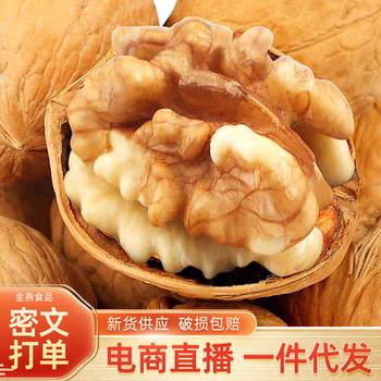 Roasted Walnut in stock Supply Paper Walnut Original Flavor Salt and Pepper in Bulk Low Temperature Baking Dressing Peeling Walnut Stir-fried