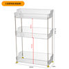 Advanced Transparent Desktop Storage Rack Dressing Table Cosmetic Storage Box Multifunctional Storage Rack Seasoning Rack