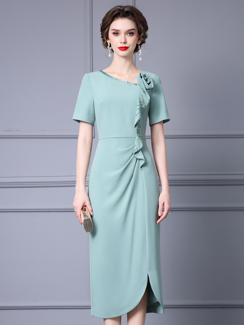 (Mới) Mã K0701 Giá 3420K: Váy Đầm Liền Thân Nữ Shtdc Hàng Mùa Hè Trông Trẻ Hơn Tuổi Thời Trang Nữ Chất Liệu G06 Sản Phẩm Mới, (Miễn Phí Vận Chuyển Toàn Quốc).