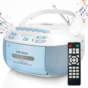 Cross-Border Multi-Function Portable Stereo Bluetooth Cd Player with Cassette USB with Am/Fms Radio