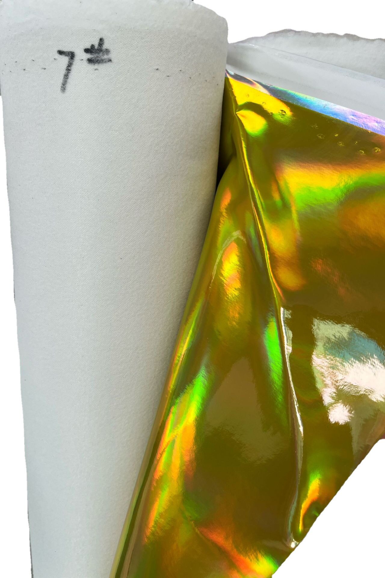 0.7mm Laser Mirror Phantom PU Artificial Leather Handbag Cosmetic Bag Leather Fabric