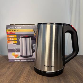 Wholesale Electric Kettle Foreign Trade Stainless Steel Steel Cover Electric Kettle 2.0L Wholesale European Gauge