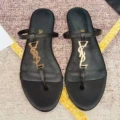 Slippers matte black