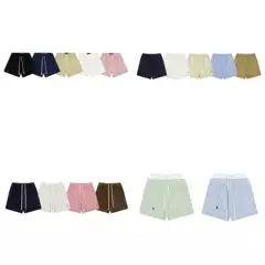 Rl Ralph Lauren 25S Summer Hot Item High-Quality Lazy Old Money Style Linen Couple's Shorts