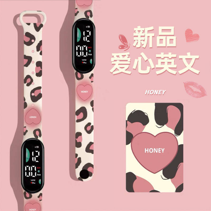 New Pacha Dog Cartoon Electronic Watch Primary School Students Cute Children Cartoon Printing Led Sports Watch Wholesale