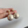 Серебряная игла, высококачественные серьги с жемчужным цветком, модные ретро легкие роскошные серьги, французские элегантные темпераментные чистые красные серьги, женские mini 18