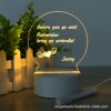 Manufacturer Wholesale Blank Message Board 3D Night Light Acrylic Erasable Handwritten Memo Luminous Drawing Board