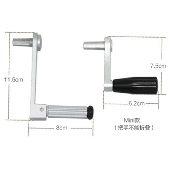 ➻ Balcony Adjustable Clothes Drying Rack Hand Crank Handle, Six-Tooth Angle Hand Crank Universal Accessory