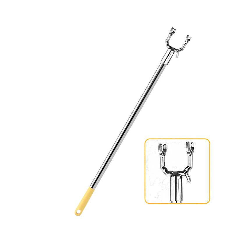 Telescopic Clothes Drying Rod for Home Use, Clothes Hanger Rod, Clothes Drying Fork, Clothes Drying Stick