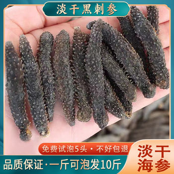 Natural Wild Deep Sea Popular Indonesian Small Black Sea Cucumber Light Dried 500g Sea Cucumber Dry Goods Soaked in Large Seafood