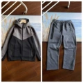 Black and dark gray