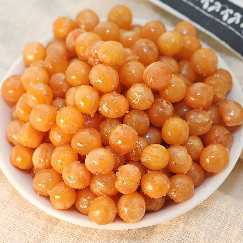 Crispy Golden Bean Fried Peas 2.5kg Pack 250g Beef Flavored Nuts Catering Snacks Wholesale Factory