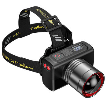 Led Sensor Headlight, Strong Light in the Field, Long Battery Life, Lithium Battery, Outdoor Fishing Special Lamp, Head-Mounted Miner's Lamp Flashlight