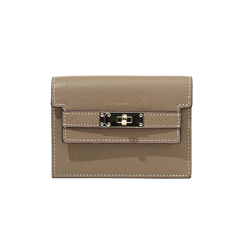 Women's Card Holder High-End Genuine Leather Card Holder 2025 New Compact Large Capacity Multi-Card Slot Wallet Driver's License Card Holder