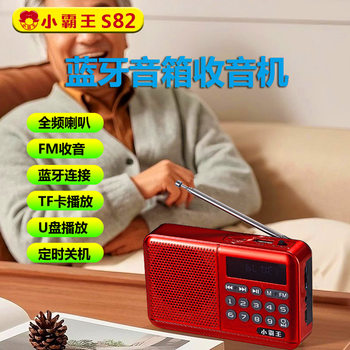 Subor S82 Card Radio Sleep Shutdown Portable Bluetooth Player Audio Music Player for the Elderly