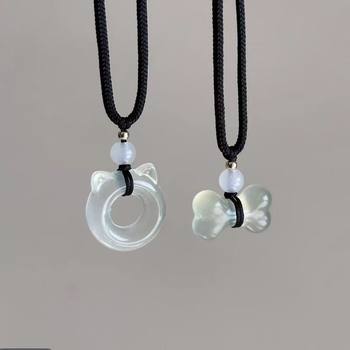 New Puppy Cat Necklace Bone Exquisite Cute Pendant Necklace Couple Girlfriend Gift Girlfriend Accessories