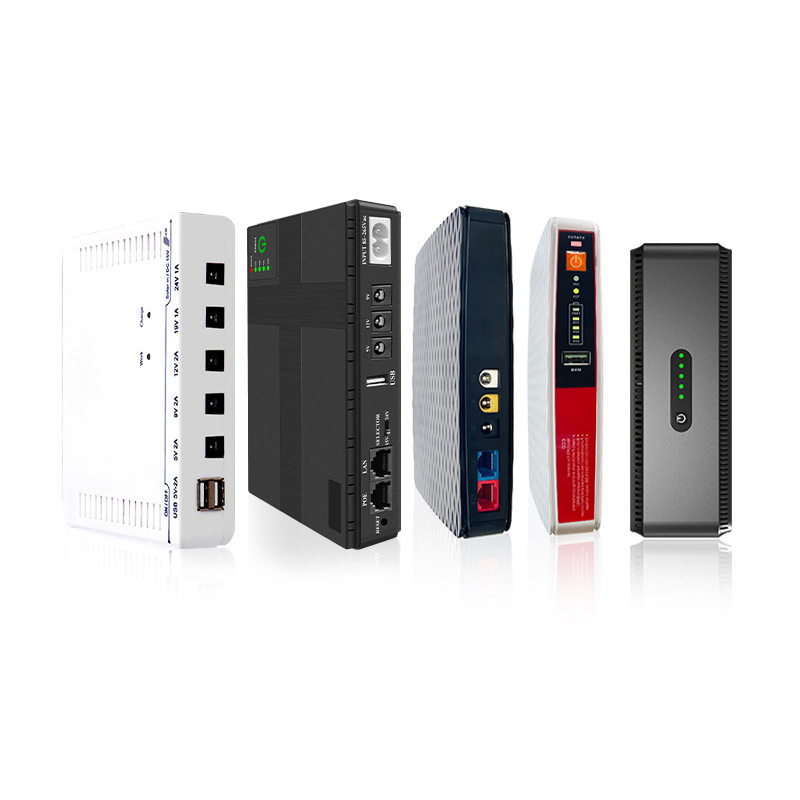 Mini Ups Uninterruptible Power Supply 18W-120W Dc Router Onu Monitoring Battery Backup Power Supply