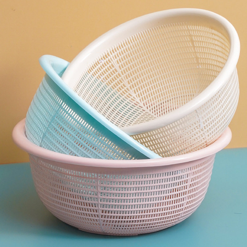 ✅ Kitchen Vegetable Washing Basket, Plastic Set for Draining, Fruit Washing Basin, Sink Storage Basket, Tableware, Vegetable Washing Basin, Rice Washing Basket