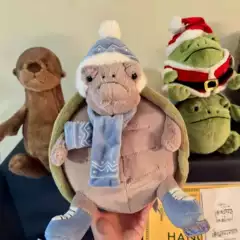 Cross-border Hot-selling Timmy Turtle Doll Plush Toy Can be individually compressed doll mink velvet skin-friendly fabric doll