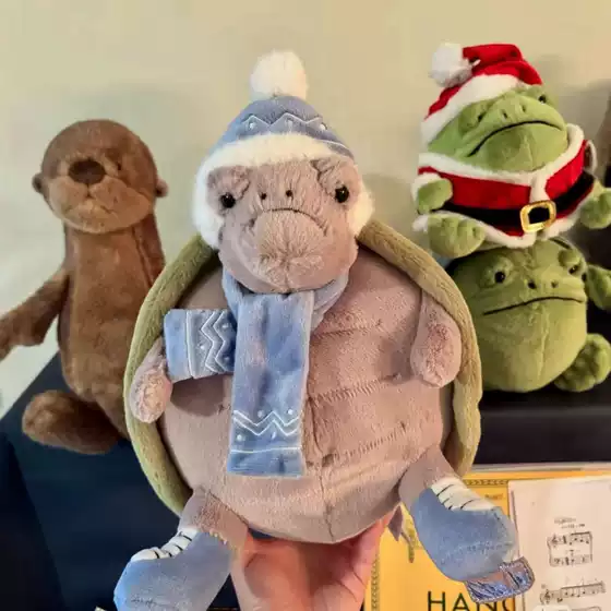 Cross-border Hot-selling Timmy Turtle Doll Plush Toy Can be individually compressed doll mink velvet skin-friendly fabric doll