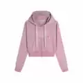 Rose pink [patch embroidered zipper]
