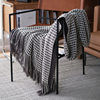 New Waffle Knitted Nordic Style Simple Blanket Ready for Delivery Wool Blanket