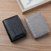 Card Holder Women's Anti-Degaussing Card Holder Multi-Card Slot Id Bag Men's Short Large-Capacity Accordion Card Bag Bank Card Cosmetics Bag