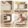 Bedside Table Solid Wood Home Bedroom Storage Cabinet Integrated Cream Style Light Luxury High-End Small Narrow Bedside Cabinet