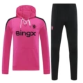 Chel x2425 hooded sweatshirt suit pink
