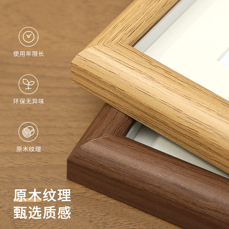 Wooden Photo Frame Table Stereo Wooden Frame 5 6inch 678inch A4 Calligraphy Framed Display Empty Frame Picture Frame Ornaments