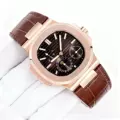 Brown rose gold belt president