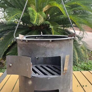 New Thickened Wood Stove Barbecue Stove for Home Indoor and Outdoor Cooking Portable Camping Stove with Strong Fire for Cooking