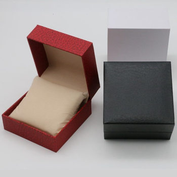 Flip Cover Pebbled Watch Box Spot Wholesale Watch Box High-End Watch Collection Storage Display Watch Box Packaging