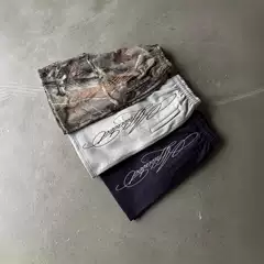 Cross-Border Trade Casual Embroidered European and American Streetwear Vintage Hip-Hop Loose-Fit Five-Point Shorts