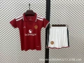 26-27 children's clothing Manchester United home jersey