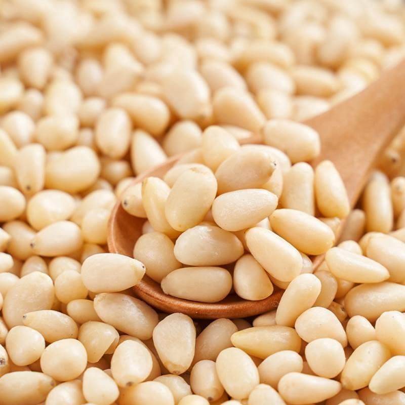 New Northeastern Pine Nuts, Raw and Cooked, No Additives, Pine Nuts, Bulk Nut Snacks, Pine Nut Meat in Cans/