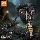Трансграничная совместимость Lego mechanical Cobra building block model boy puzzle assembly toy mecha decoration подарок
