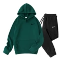 Dark green + black label