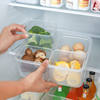 Kitchen Refrigerator Fresh-keeping Storage Box Household Vegetable and Fruit Storage Box Plastic Sealed Fresh-keeping Box Stackable with Lid