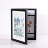Children's Photo Frame Kidsartframe School Kindergarten Hand-Painted Art Exhibition Frame Magnetic Absorption Frame