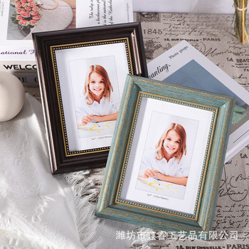 European retro photo frame 67 inch 8 inch 10 inch 12 inch painting 8 open a4 table puzzle wall mounted picture frame wholesale