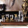 Factory Direct Sales Wholesale Twelve Zodiac High-End Chinese Liquor Glasses Glass Wine Cup Decanter Set Gift Box