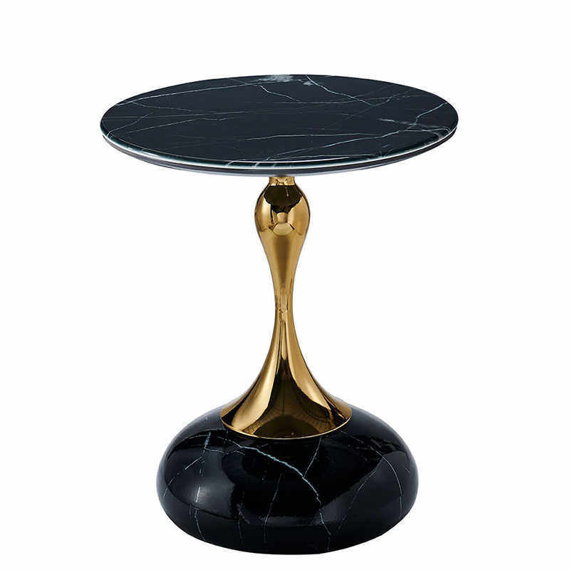 Light Luxury Living Room Sofa Side Table Side Cabinet Advanced Sense Simple Italian Style Small Coffee Table Bedside Table Mobile Coffee Table Small Table