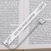 Cross-Border Hot Selling Stainless Steel Bookmarks Can Be Laser Engraved and Logoed as Literary Gifts for Friends and Teachers