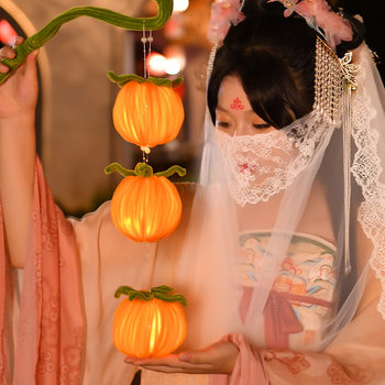 Mid-Autumn Festival Creative Lanterns Children's Day Chinese Style Twist Stick Lanterns Handmade DIY Material Package Satchel Lanterns Holiday Gifts