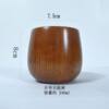 Carbonized Jujube Wood Japanese-Style Wooden Belly Cup Retro Wine Cup Wooden Cup Water Cup Jujube Wood Japanese-Style Wooden Belly Cup
