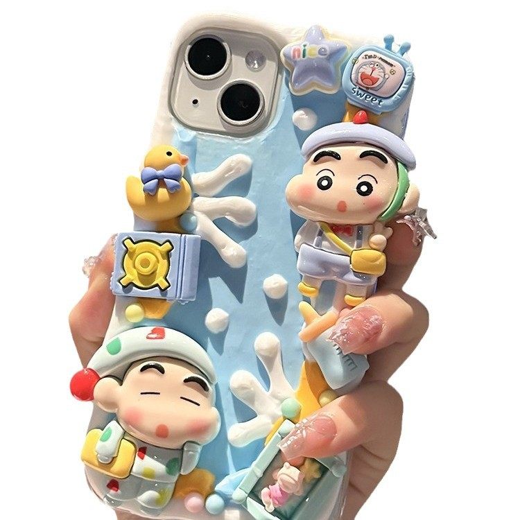 DIY Cream Gel Phone Case Material Bag Macaron Color New Children Student Homemade Creative Gift suit Women