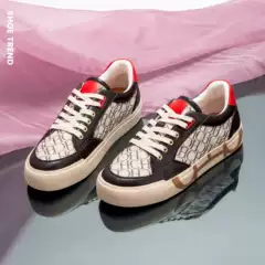 Chch Spring New Color Matching Casual Board Shoes Casual Fashion Breathable Shoes Trendy Fashion Sports Casual Shoes