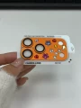 Colored diamond integrated metal armor [orange]
