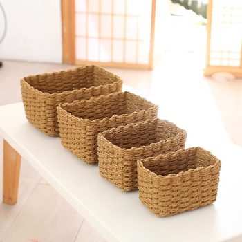 Factory Direct Supply Pure Hand-woven Dirty Clothes Basket Simple Multi-functional Soft Storage Basket Household Large Storage Basket